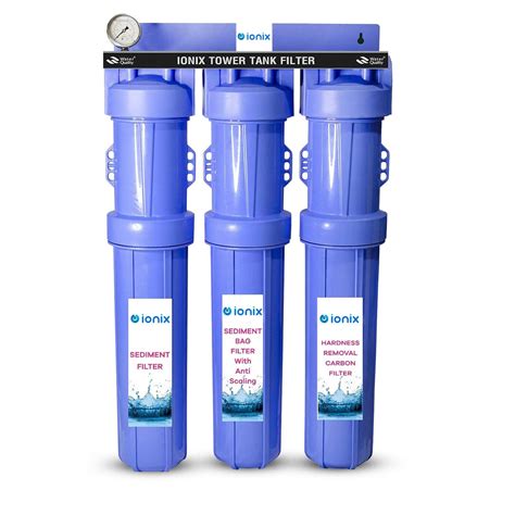 Ionix Tower Tank - Mainline Water Filter for Superior Water Purificati ...
