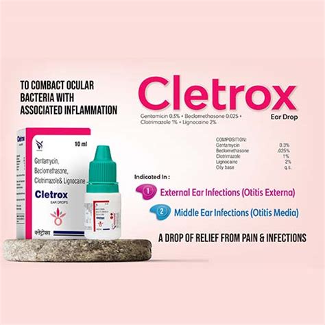 Cletrox Ear Drop Servocare Lifesciences