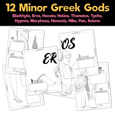 Greek Mythology Collaborative Posters | Minor Gods – Chomping at the Lit