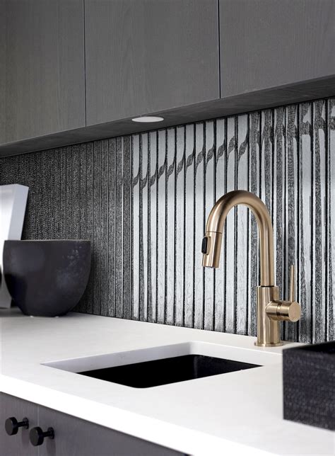 Black Glass Tile Backsplash 3''x 9'' Glass Hexagon Tile – Giorbello