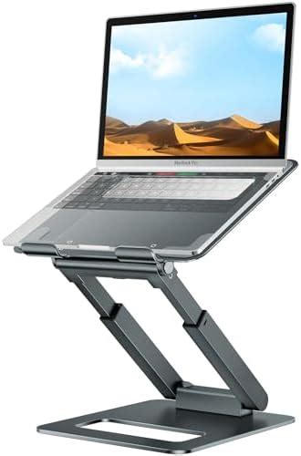 tounee Laptop Stand for Desk Adjustable Height, Telescopic 360 Rotating ...
