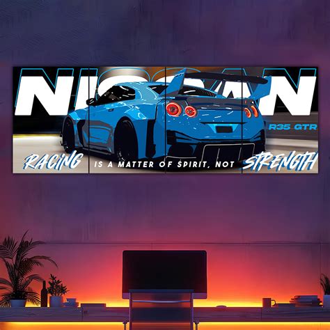 Nissan R35 GTR Split Poster – Frame Kro
