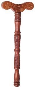 ARTANDCRAFTINDIA Yoga Stick-01 Wooden Staff for Improved Breath Flow in ...