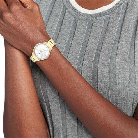 Buy Online Tommy Hilfiger Quartz Analog White Dial Stainless Steel ...