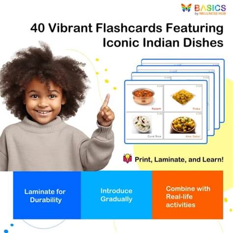 Indian Food Flashcards: Culinary Learning Made Fun