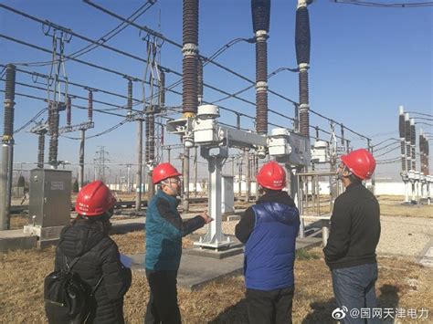 国网天津建设公司踏勘吴庄500千伏变电站 - 铜马电力