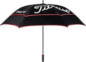 Buy Titleist Tour Double Canopy Golf Umbrella Black/Black/Red Online at ...