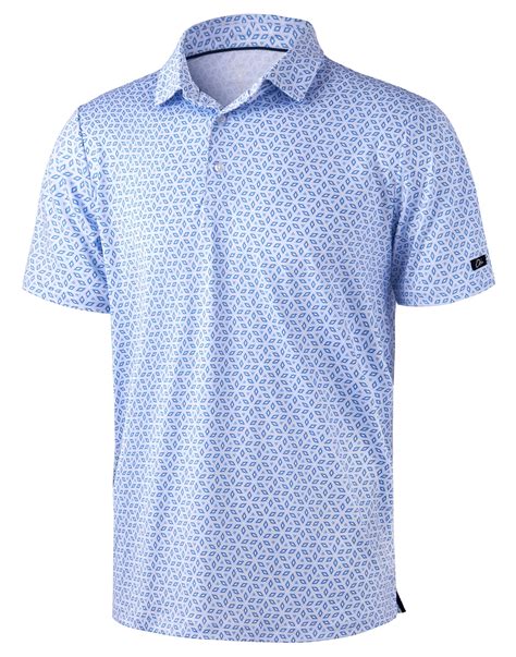 Obla Mens Golf Polo Shirts Short Sleeve Dry Fit Performance Moisture ...