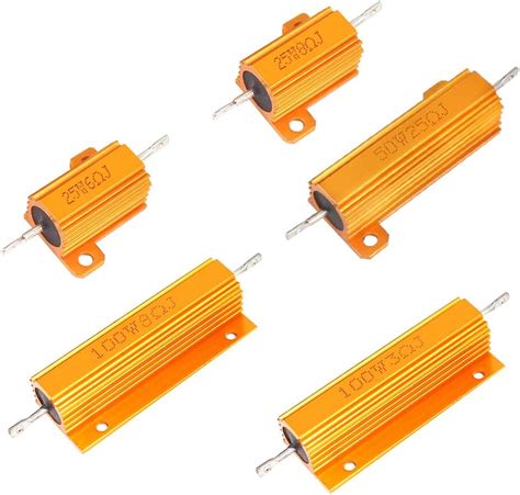 WOWOONE Set of 10 Power Resistor, Aluminum Shell Resistors, India | Ubuy
