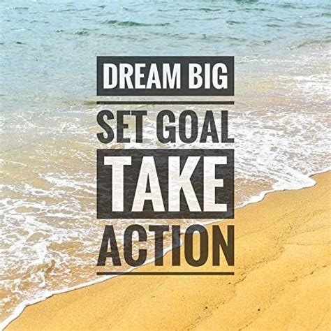 5 Ace dream big set goal take action Poster Sticker|Inspirational ...