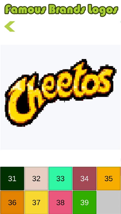 Food Logo Color By Number - Food Logos Pixel Art APK for Android Download