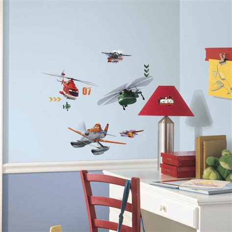 Asian Paints Nilaya Planes Fire & Rescue Wall Stickers : Amazon.in ...
