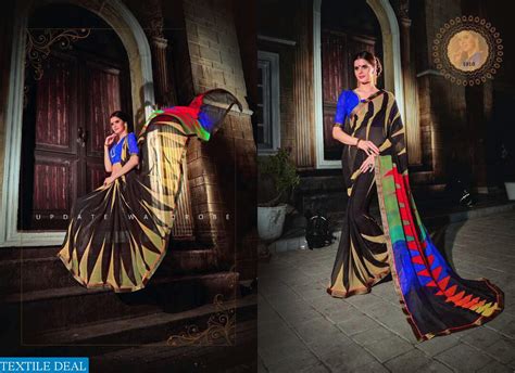 Saroj Dream girl printed Saree Supplier - textiledeal.in