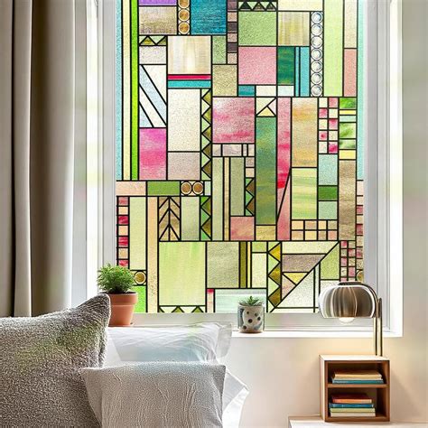 Ebern Designs Ohtmeru 3d Stained Glass Window Privacy Film, Heat ...