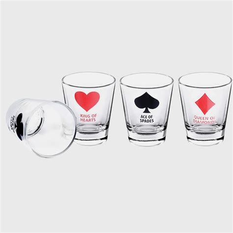Buy EK DO DHAI Set of 4 Printed Shot Glasses - 60ml from Ek Do Dhai at ...
