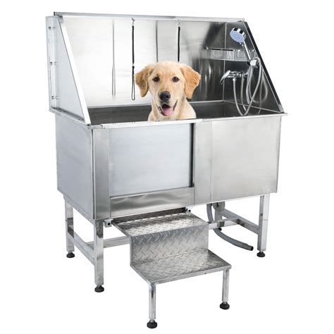 Stainless Steel Bathtub For Dogs : Flying Pig® 38" Stainless Steel Pet ...