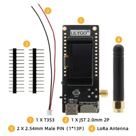 Buy LILYGO T3-S3 V1.0 ESP32-S3 LoRa SX1280 2.4G Without PA LoRa Module ...