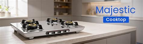 Sujata Majestic Manual Ignition Gas Stove | 9 Years Warranty | Gas ...