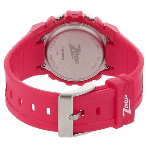 Buy Online Zoop Digital Watch with Digital Dial & Red Strap for Boys ...