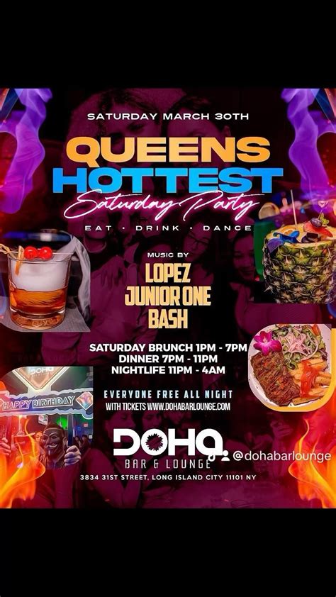 Join us this Saturday at @dohabarlounge for an epic celebration! 🎉 ...