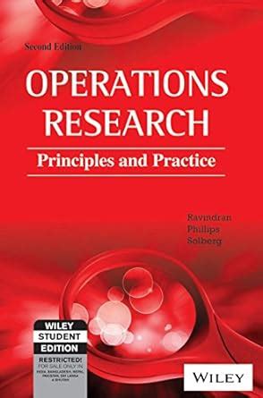 Buy Operations Research: Principles and Practice, 2ed (WSE) Book Online ...