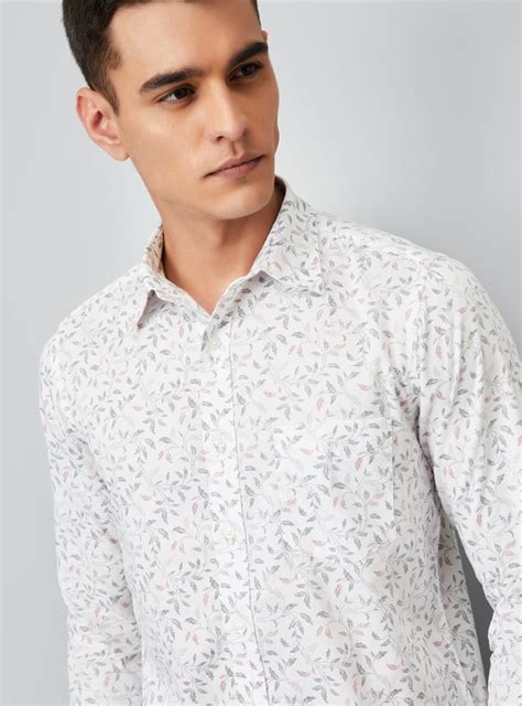 Buy Men Slim Fit Printed Smart Casual Shirt Online at just Rs. 999.0 ...