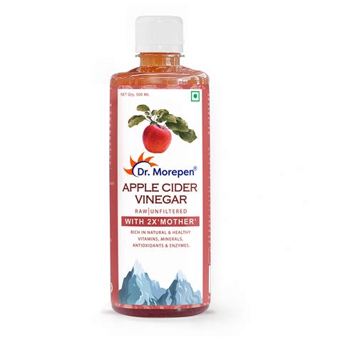 DR. MOREPEN Apple Cider Vinegar With 2x Mother - 500ML | Raw ...