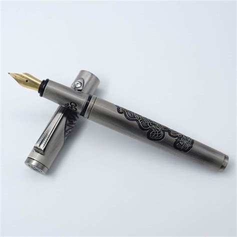 penhouse.in Grey Color Body Ganesh Fine Nib Converter Type Fountain Pen ...