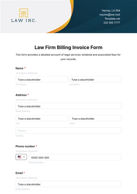 Free Law Firm Templates to Edit Online