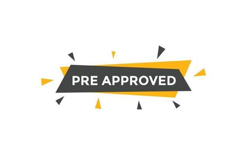 Image result for Pre-Approved Vector