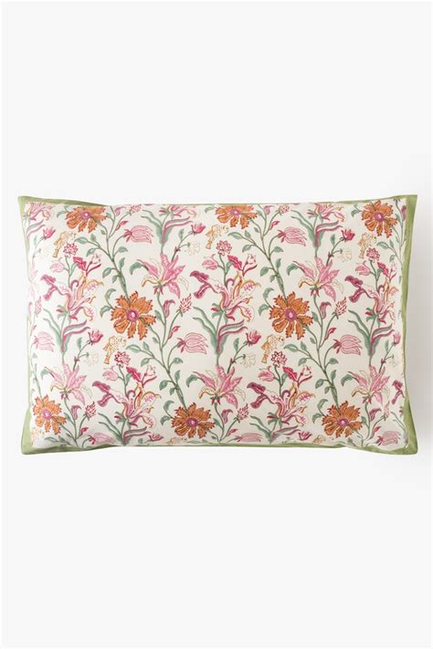 Set Of 2- Nishaat Bagh Cotton Pillow Sham