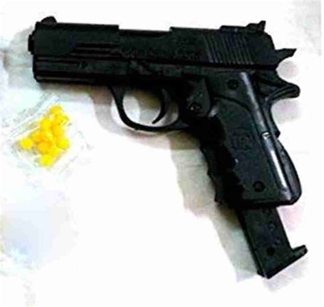 Wolver Combo of Revolver Toy and Small Hand With Plastic Bb Bullets ...