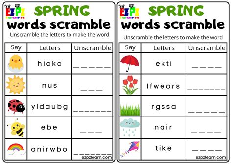 Spring Season - Ezpzlearn.com