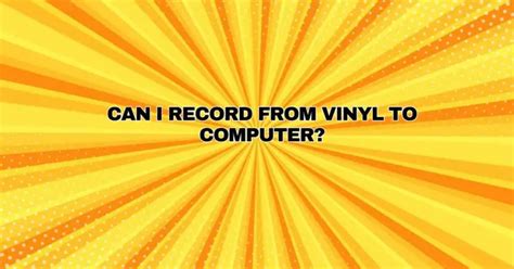Image result for How to Copy Vinyl to Computer
