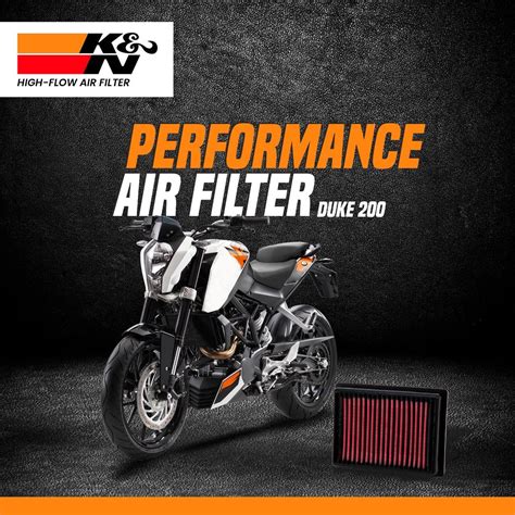 KTM Duke 200 K&N Air Filter (BS4) – LRL Motors