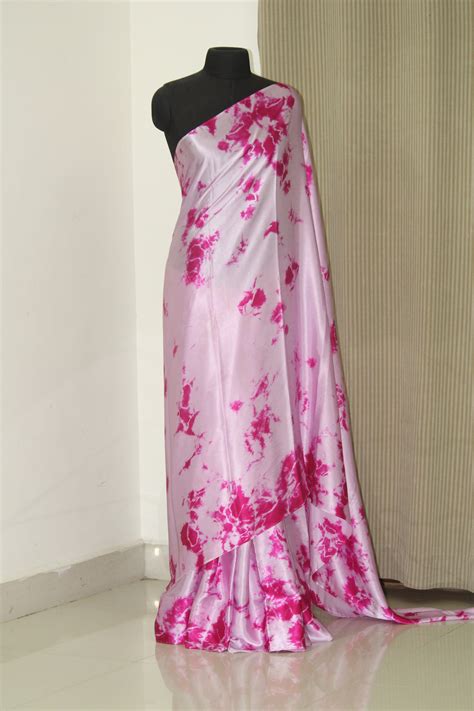 Buy Shibori tie and dye sarees online – Akrithi