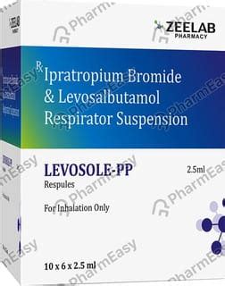 Levosole Pp 500mcg/1.25mg Bottle Of 2.5ml Respules: Uses, Side Effects ...