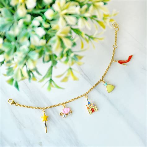 Cinderella Charm Bracelet 4.48 Grams, 18KT Gold – Doodles by Purvi
