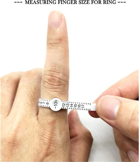 Buy Ring Sizer Measuring Set Ring Measurement Tool Ring Size Measure ...