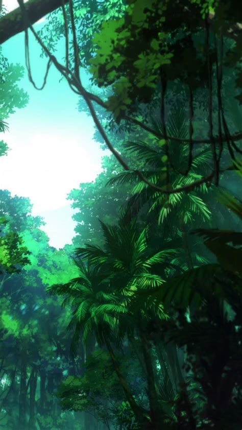 Download Enchanting Greenery - Jungle Landscape for iPhone Wallpaper ...