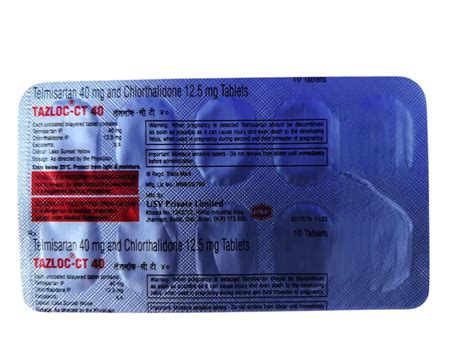 Tazloc-CT 40 - Strip of 10 Tablets : Amazon.in: Fashion