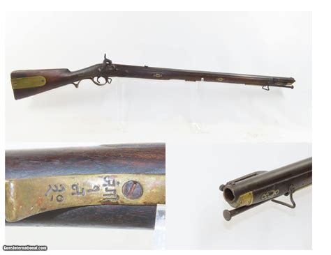 Antique ROYAL NEPALESE Brunswick Style .72 Smoothbore PERCUSSION ...