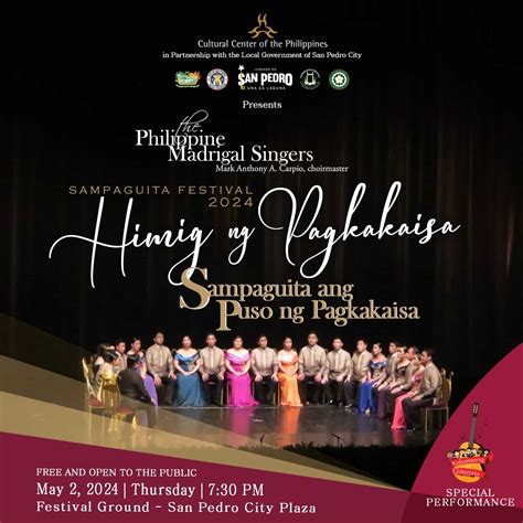 HIMIG NG PAGKAKAISA (The Philippine Madrigal Singers Outreach Concert ...