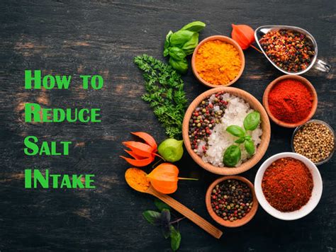 Reducing salt in your diet: Simple ways to reduce your daily salt intake
