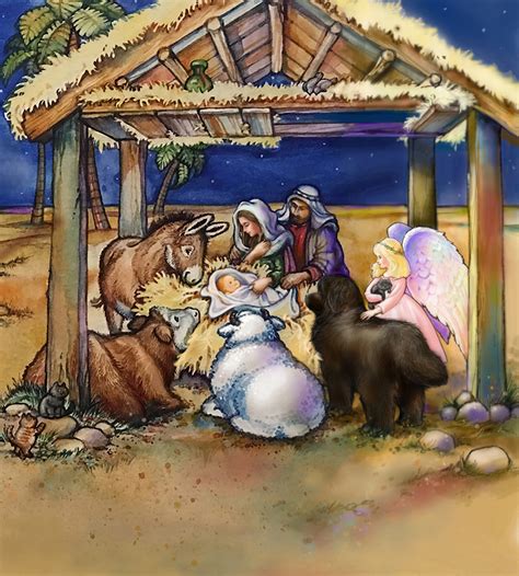 Nativity Scene Art