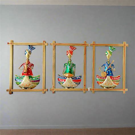 3 Piece Wall Decor Set | Metal Frame - KK GIFT STORE