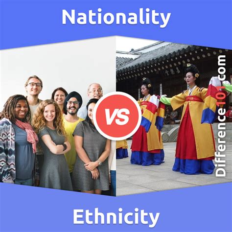 Ethnicity Vs Race