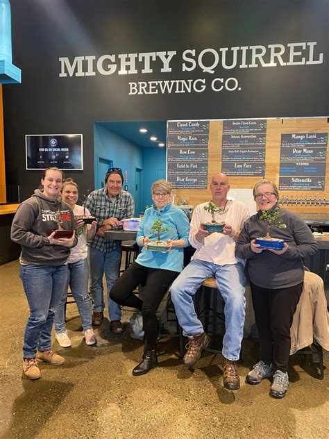 Repotting @ Mighty Squirrel Brewing Co. – Bonsai Bar