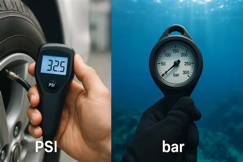 Convertir Psi En Bar : 1 Psi = 0,0689 Bar - Outil Pratique