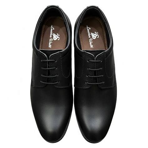 Buy ZS LEATHER WALK Men's Black Closed-Toe Formal Lace-Up Shoe ...